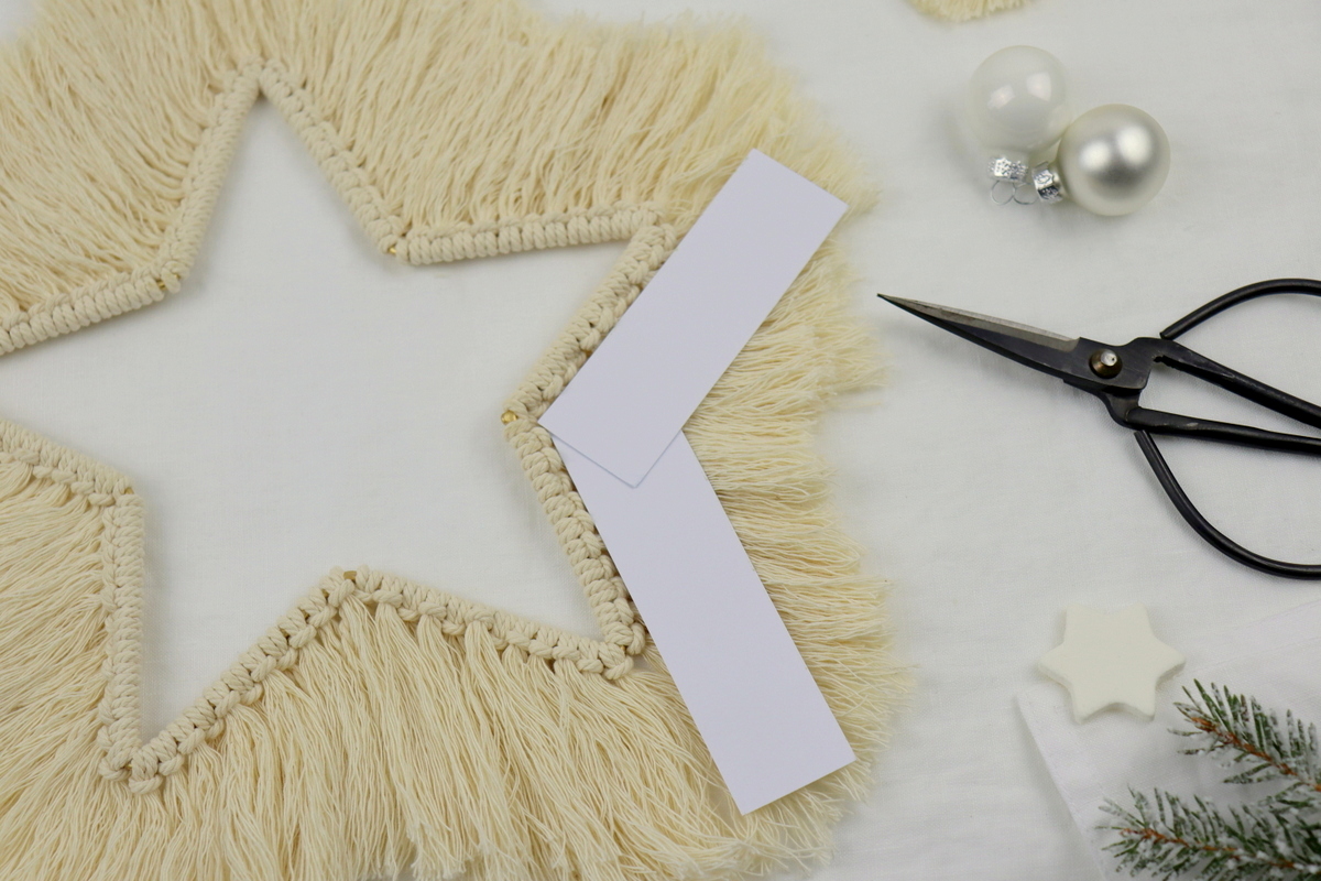 DIY Anleitung Makramee Stern zu Weihnachten knüpfen selber machen