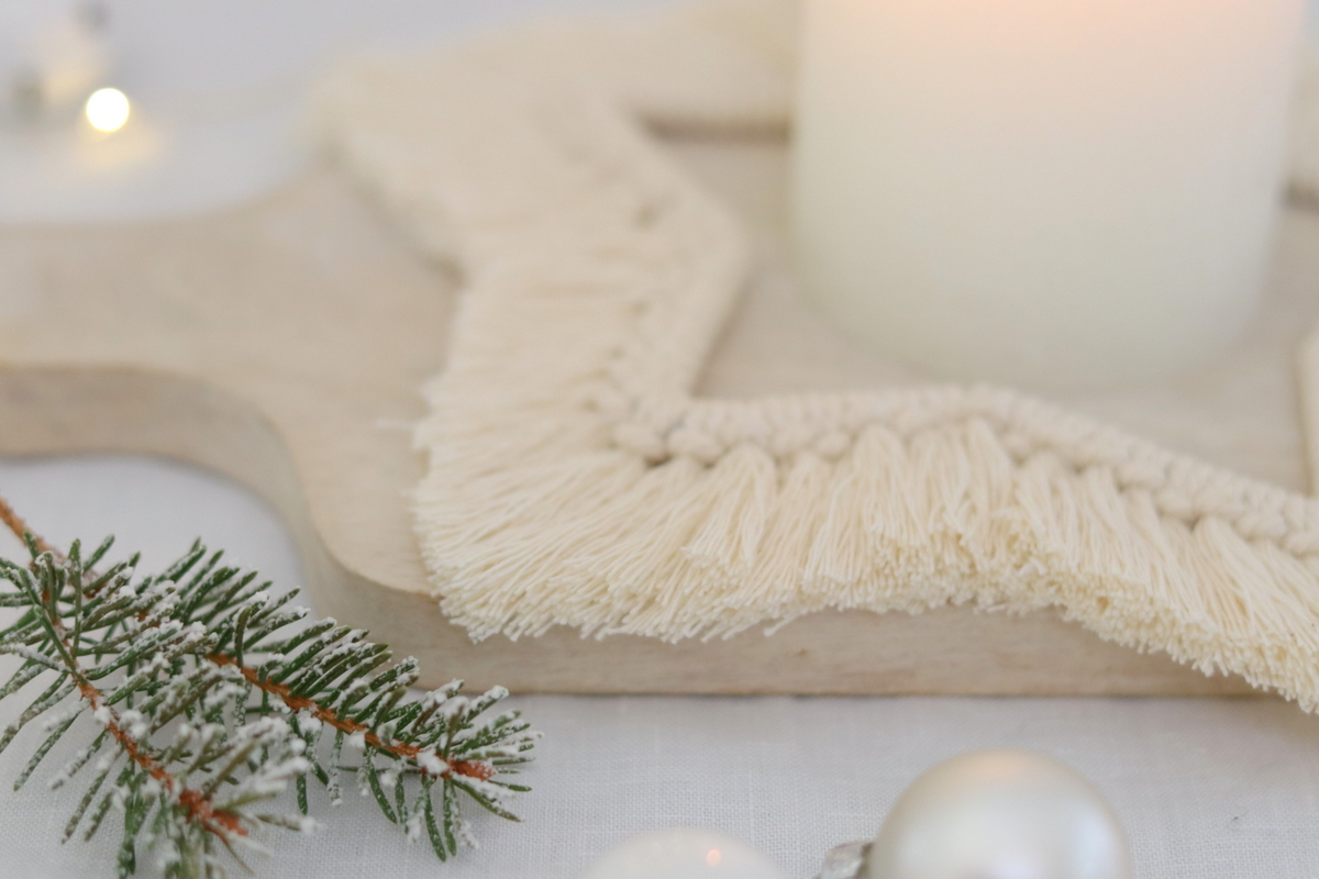 DIY Anleitung Makramee Stern zu Weihnachten knüpfen selber machen