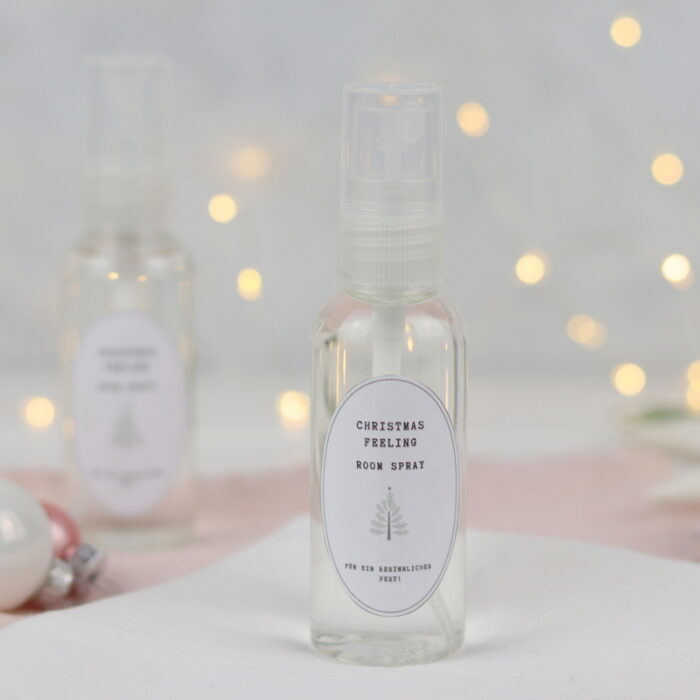 DIY selbstgemachtes Raumspray zu Weihnachten bestehend aus 3 Zutaten