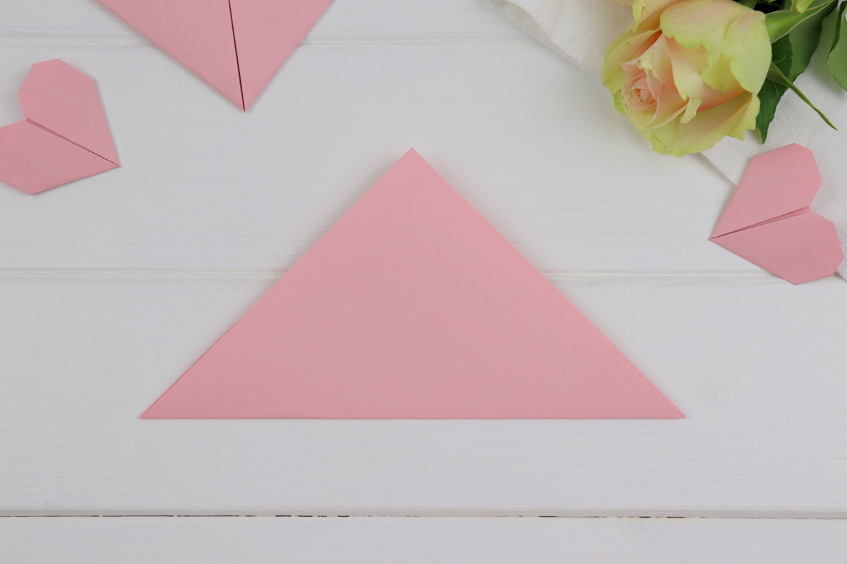 DIY - Origami Herz aus Papier einfach selber machen / falten