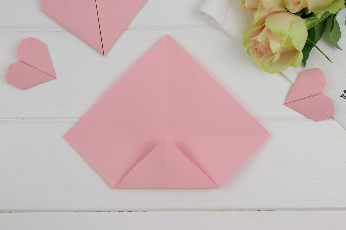 DIY - Origami Herz aus Papier einfach selber machen / falten