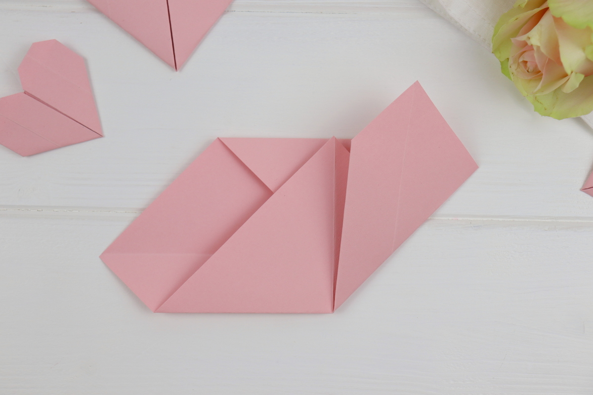 DIY - Origami Herz aus Papier einfach selber machen / falten