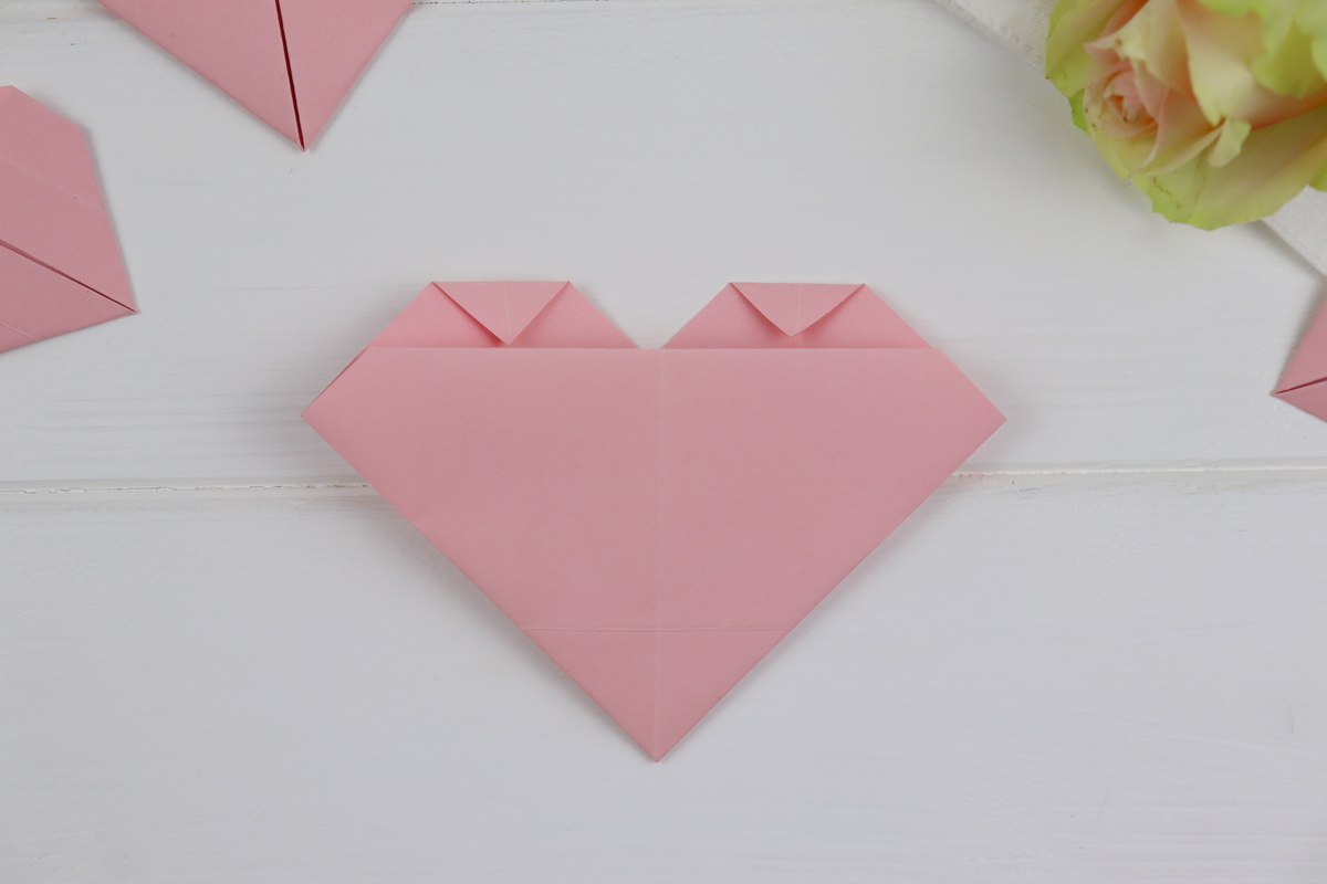 DIY - Origami Herz aus Papier einfach selber machen / falten