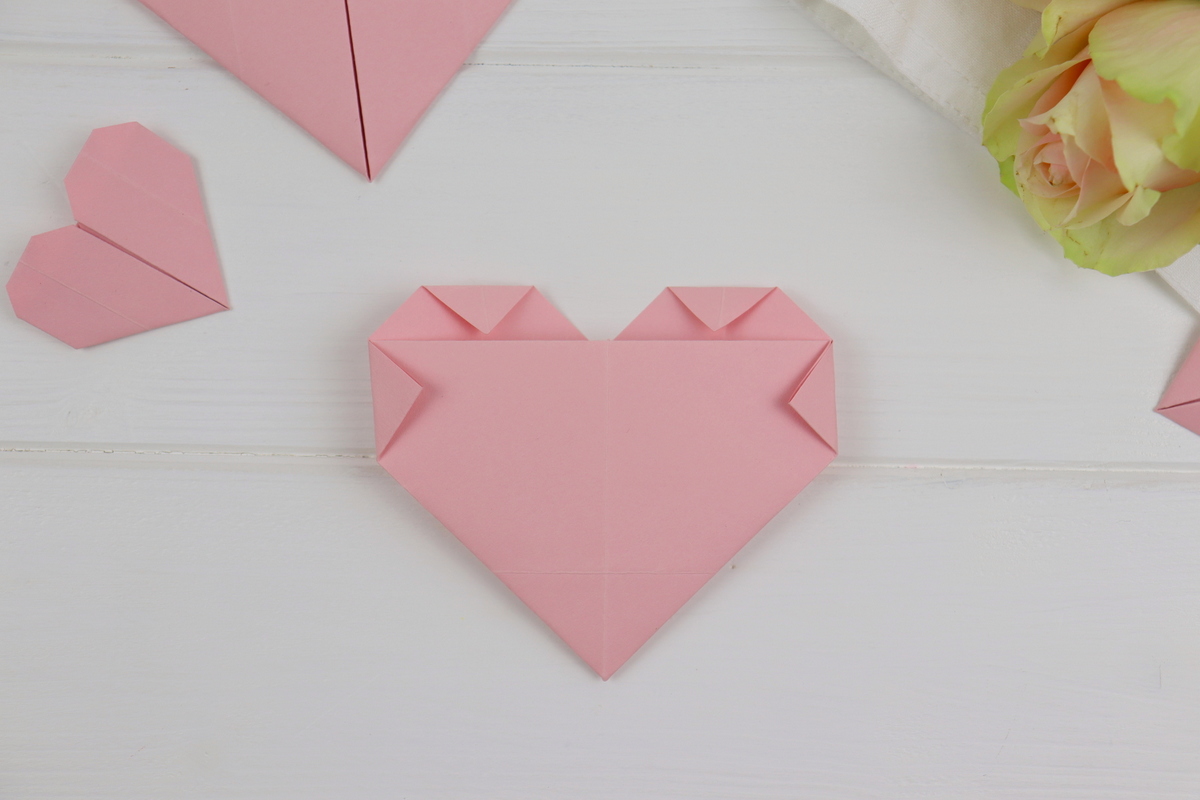 DIY - Origami Herz aus Papier einfach selber machen / falten