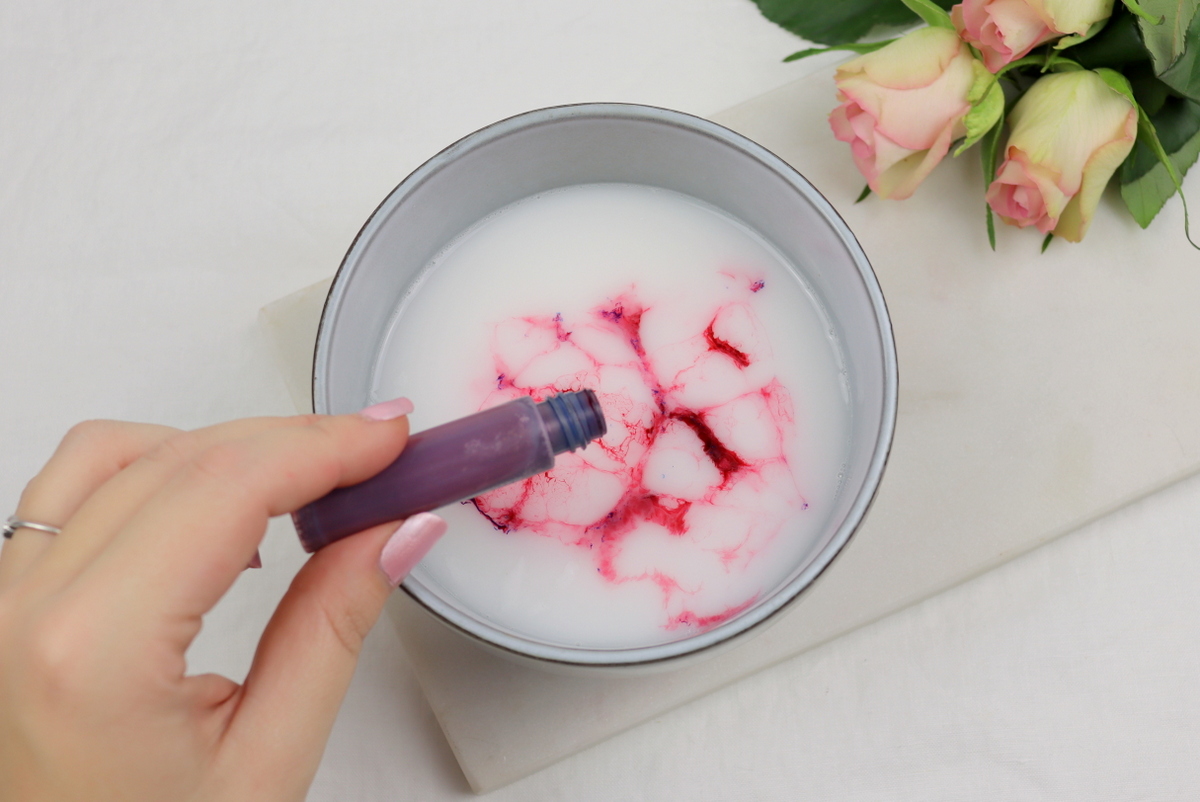 Selbstgemachte Seife (Pink-Berry-Soap)