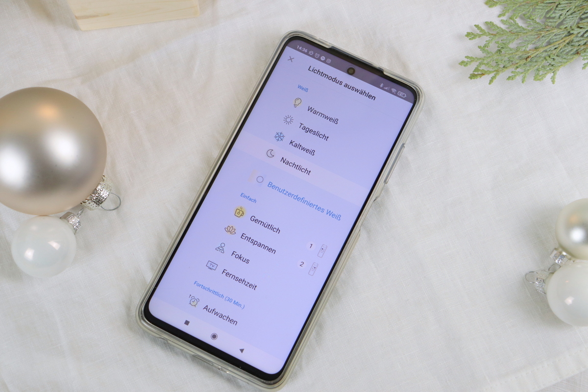 DIY - selbstgebaute Lampe in Tannenbaumform - für Weihnachten