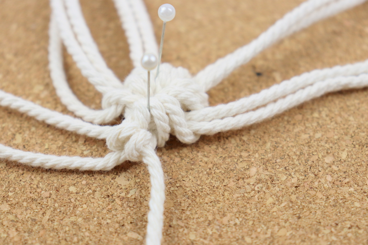 DIY selbstgemachte Makramee Untersetzer / Macrame Coaster