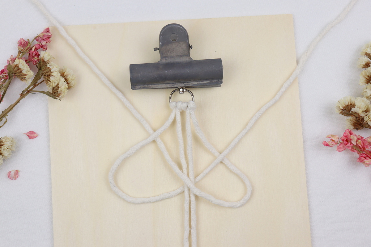 DIY Anleitung Makramee Spiralknoten / Wellenknoten einfach erklärt