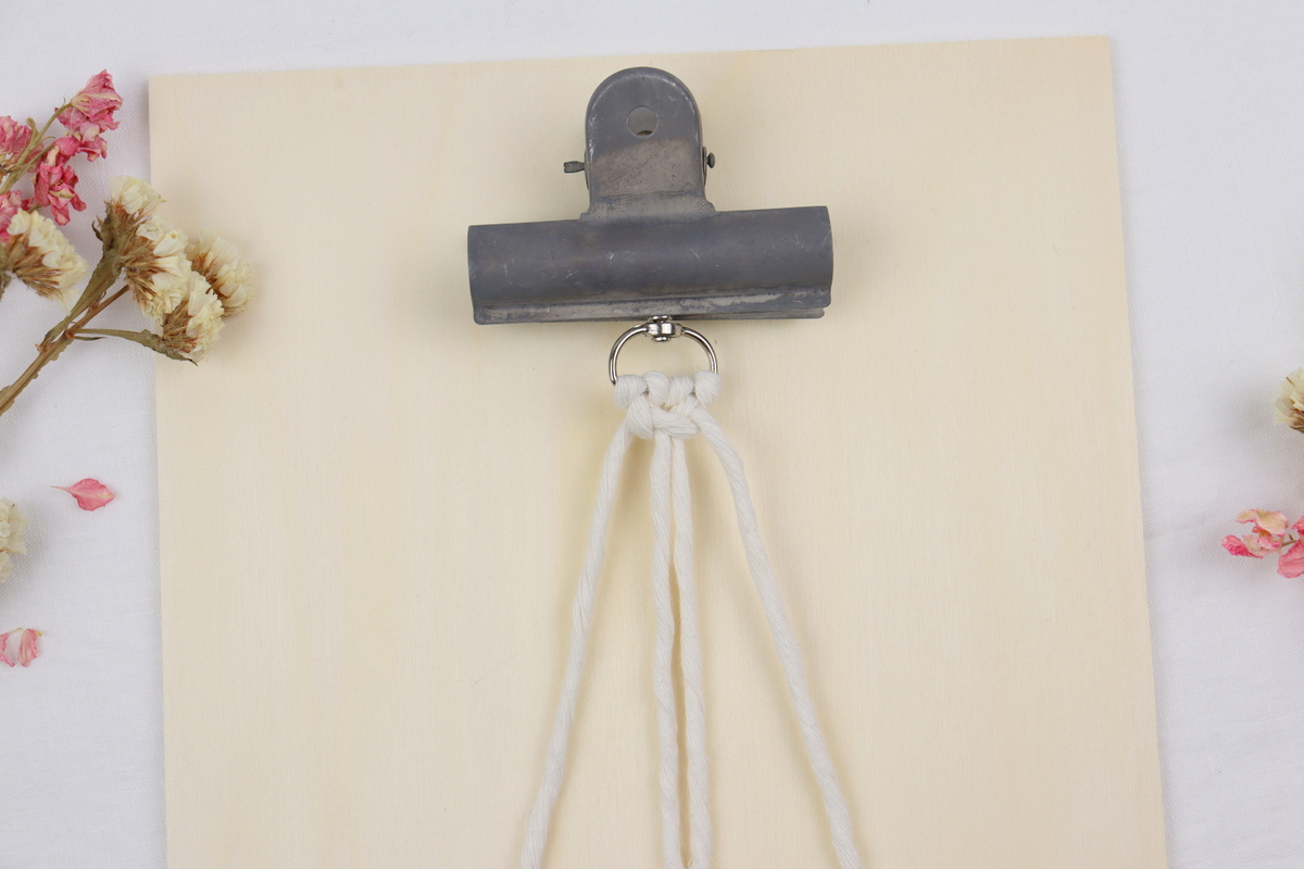 DIY Anleitung Makramee Spiralknoten / Wellenknoten einfach erklärt