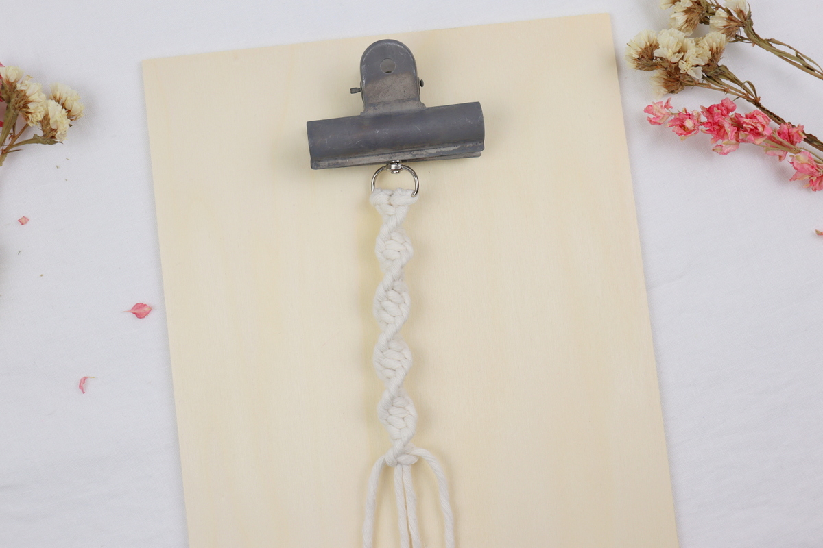 DIY Anleitung Makramee Spiralknoten / Wellenknoten einfach erklärt