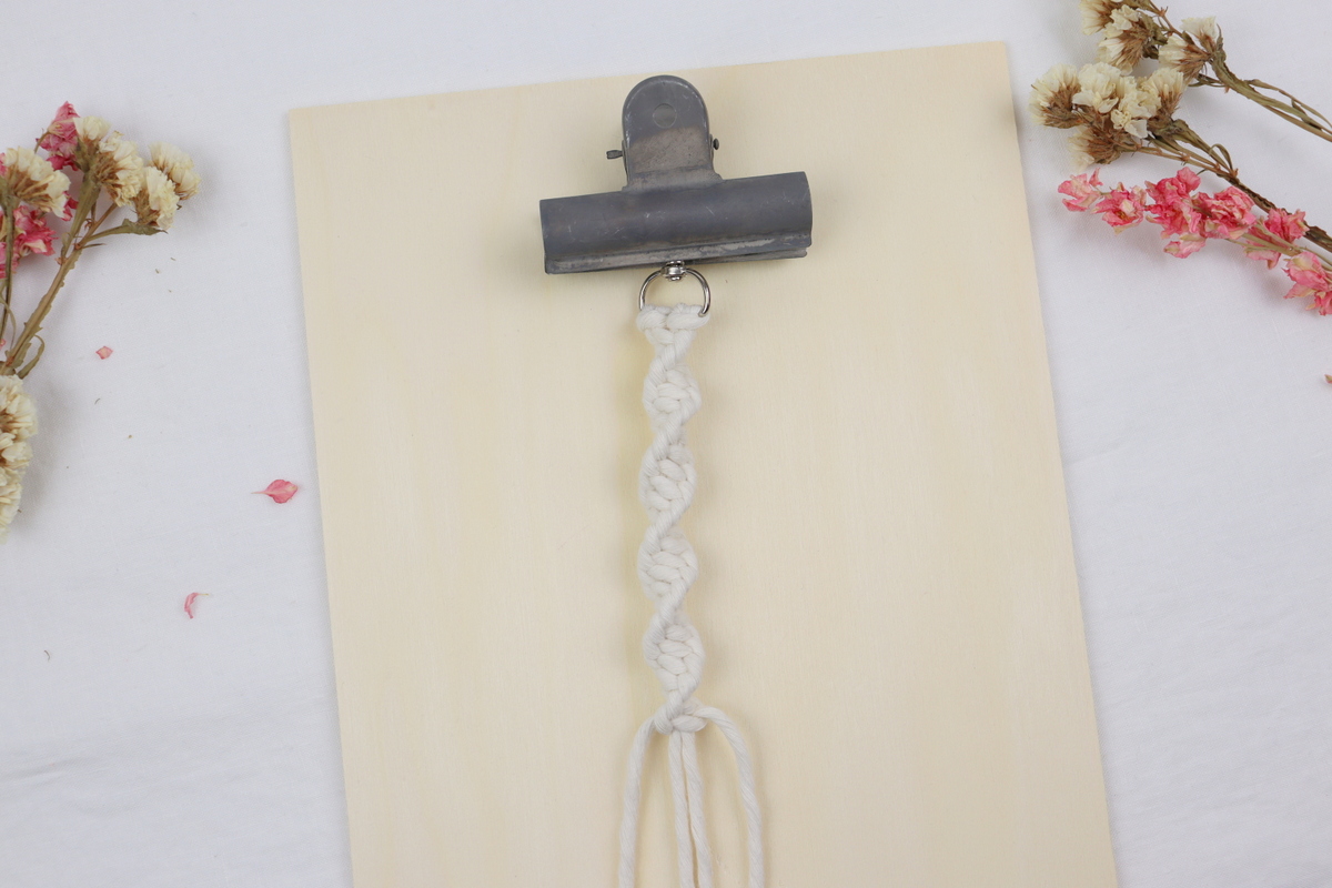 DIY Anleitung Makramee Spiralknoten / Wellenknoten einfach erklärt