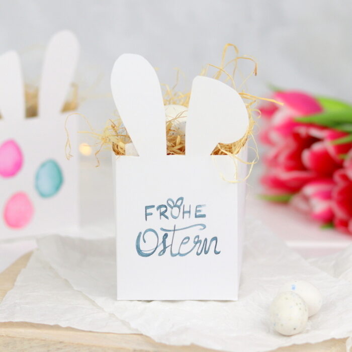 selbstgemachte Geschenkverpackung zu Ostern + kostenloses Schnittmuster