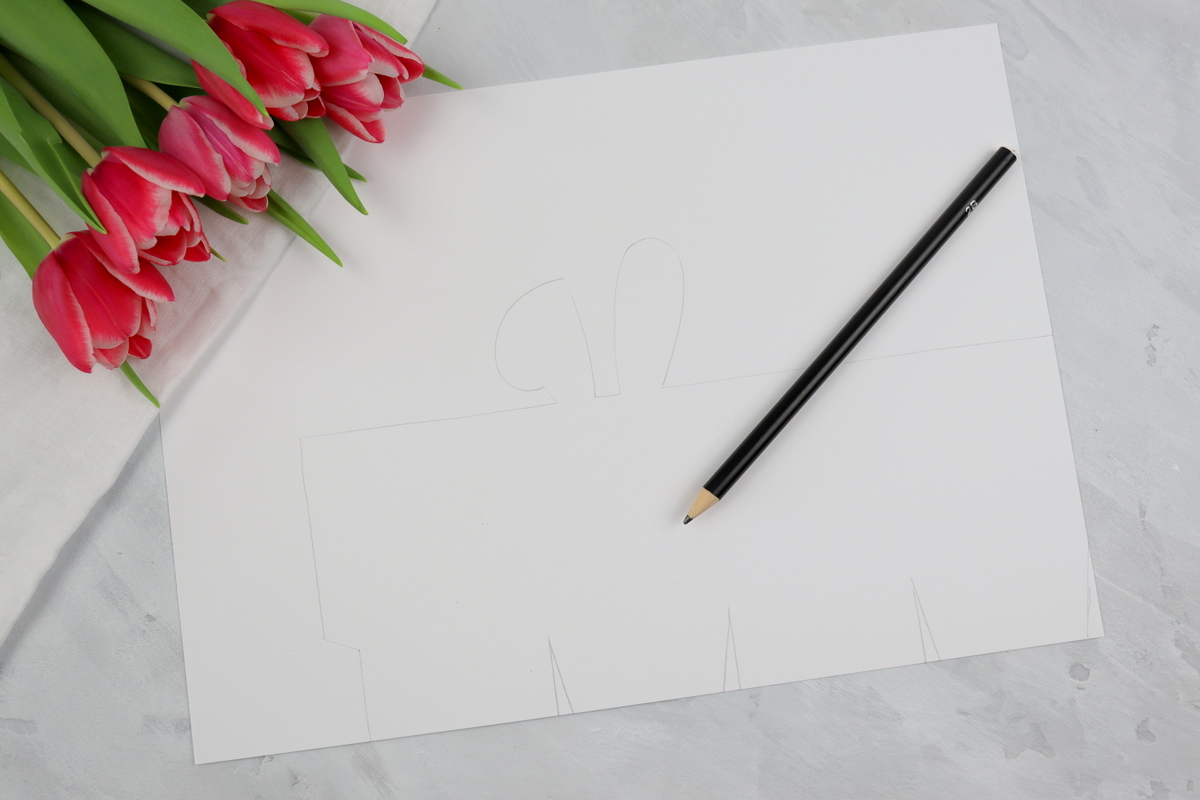 selbstgemachte Geschenkverpackung zu Ostern + kostenloses Schnittmuster