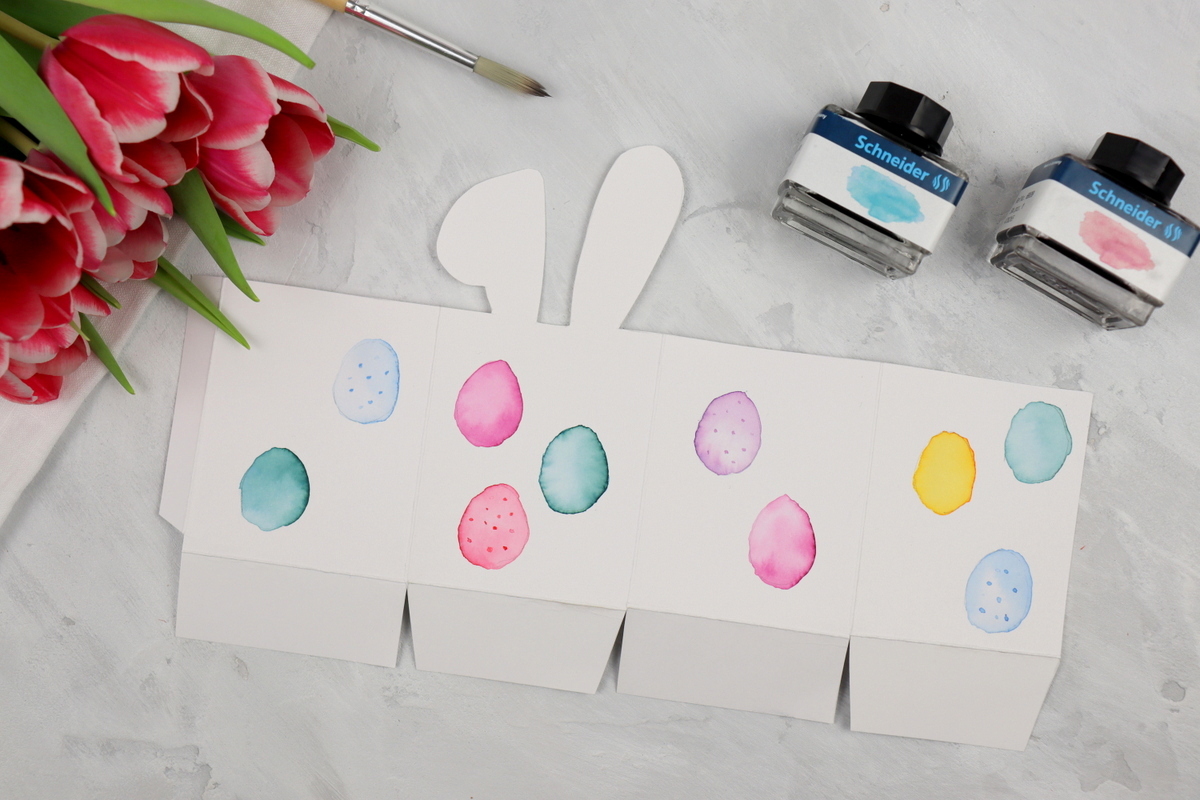 selbstgemachte Geschenkverpackung zu Ostern + kostenloses Schnittmuster