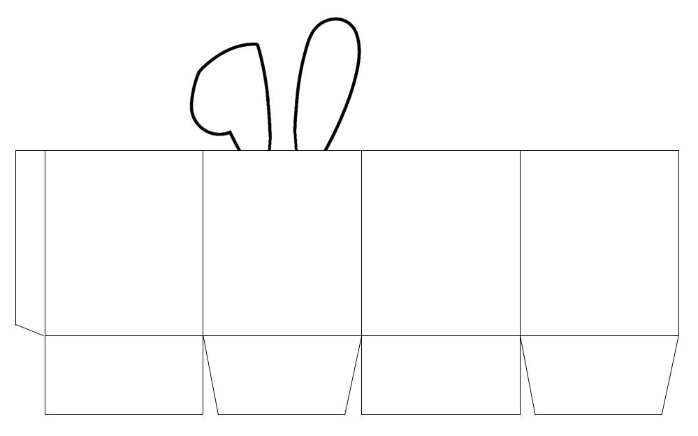 selbstgemachte Geschenkverpackung zu Ostern + kostenloses Schnittmuster