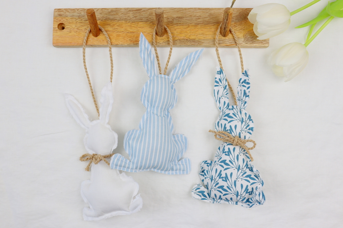 DIY - selbstgenähte Hasen zu Ostern