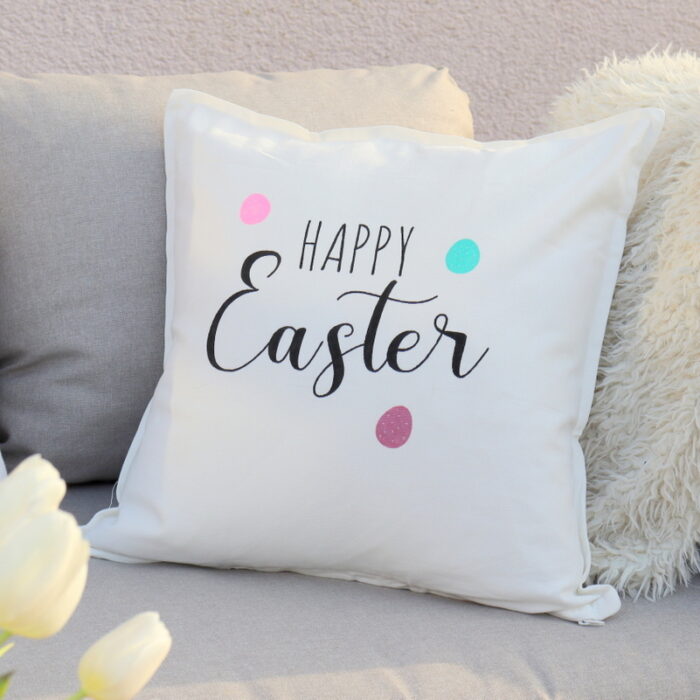 selbstbemalte Kissen / Kissenbezüge mit Ostermotiv