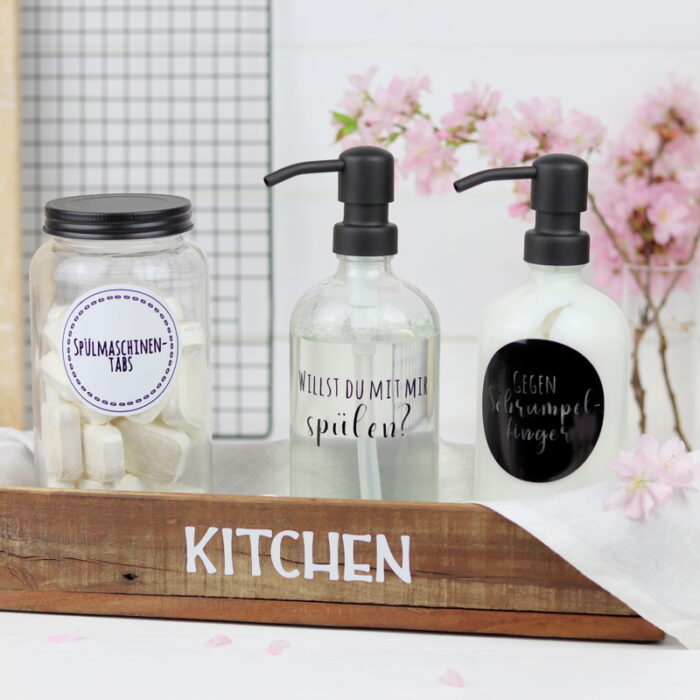 DIY Anleitung 5 Plotterideen + Plotterdateien für mehr Ordnung in der Küche