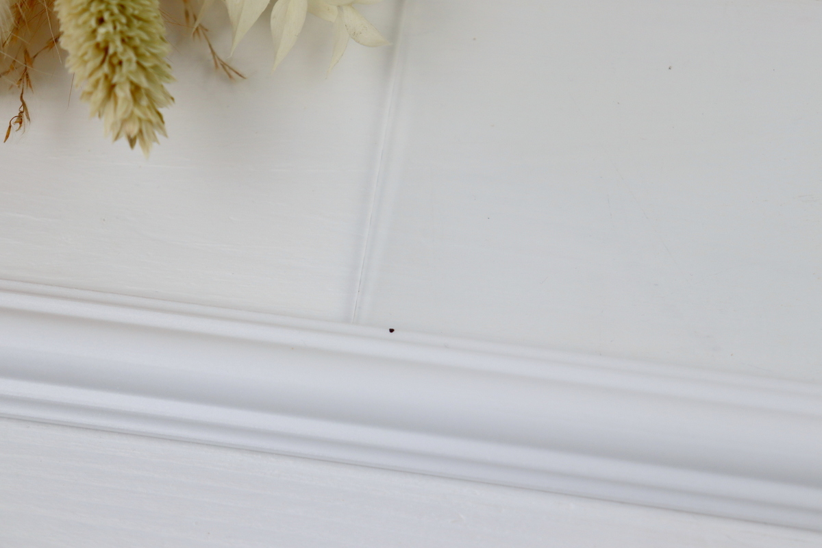 DIY selbstgemachte Doppelglas Bilderrahmen aus Plexiglas und Stuck mit Trockenblumen