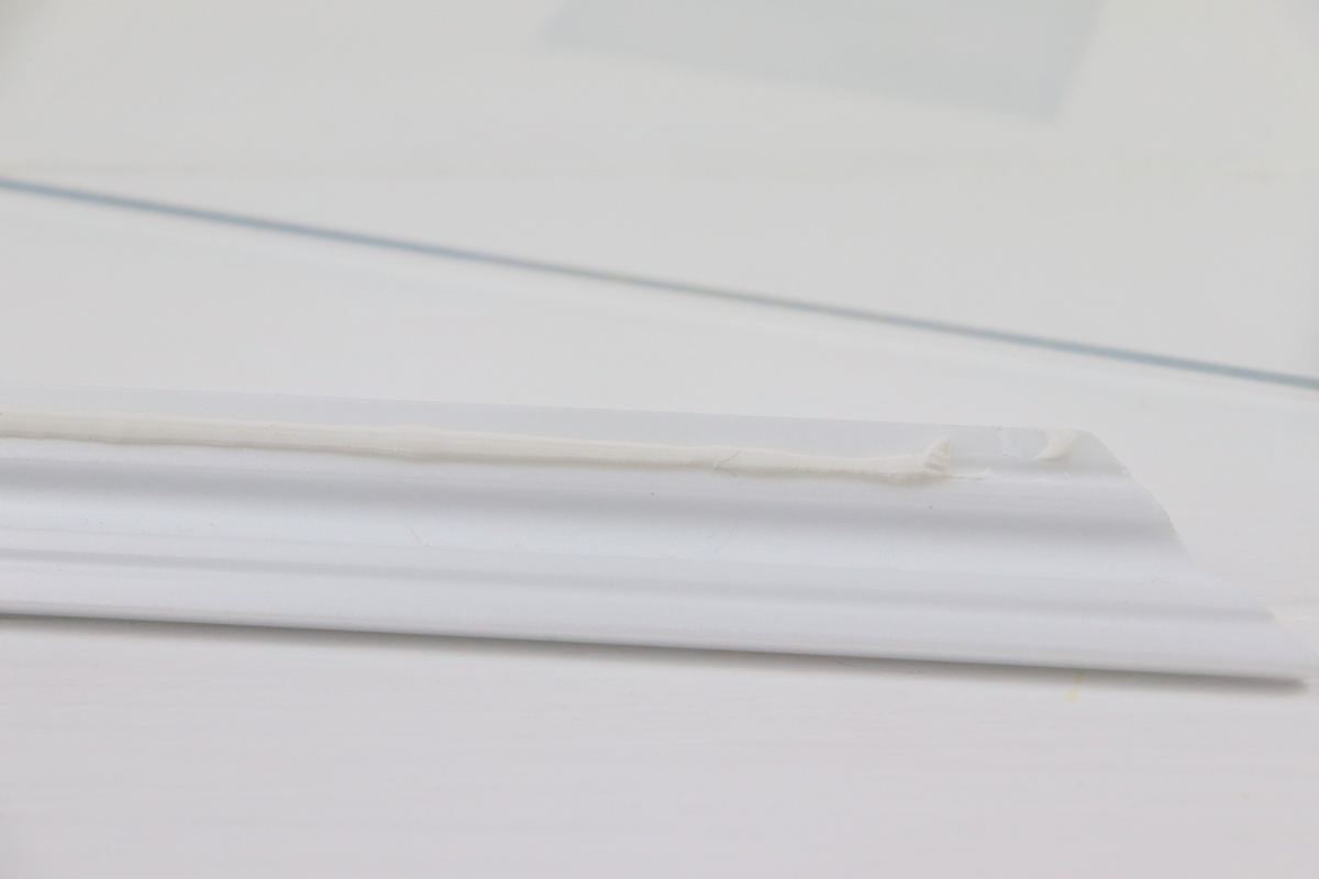 DIY selbstgemachte Doppelglas Bilderrahmen aus Plexiglas und Stuck mit Trockenblumen