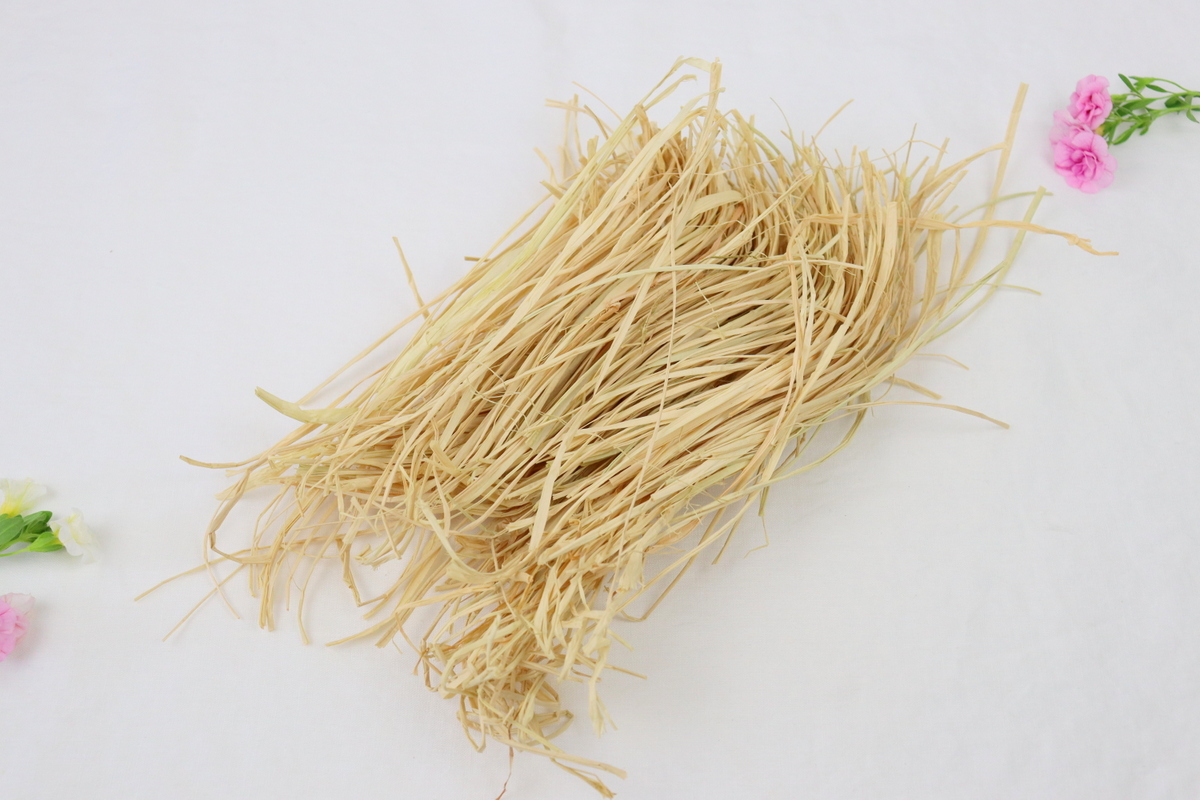 DIY - selbstgemachter runder Spiegel mit Raffia / Bast im Boho-Stil