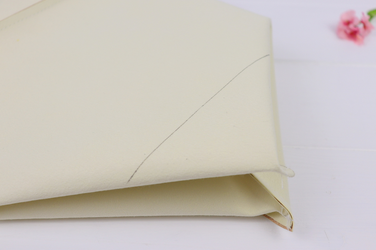 DIY - selbstgenähtes Utensilo aus Kunstleder als Blumentopf zum Verschenken, Aufbewahrungskorb oder Brotkorb