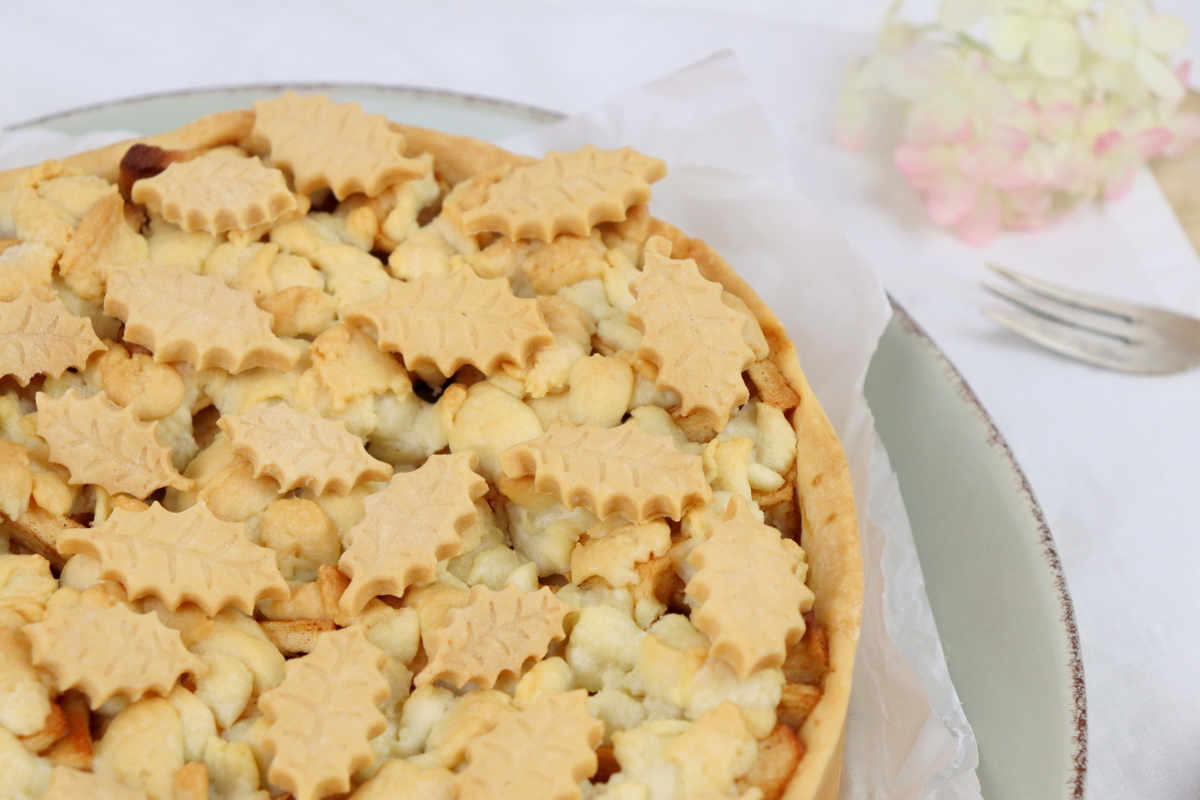 Rezept - saftiger, leckerer, herbstlicher Apfelkuchen mit Butterbröseln