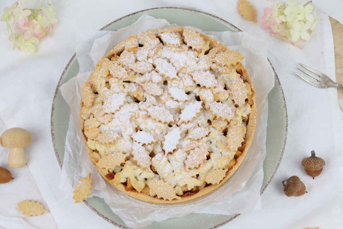 Rezept - saftiger, leckerer, herbstlicher Apfelkuchen mit Butterbröseln