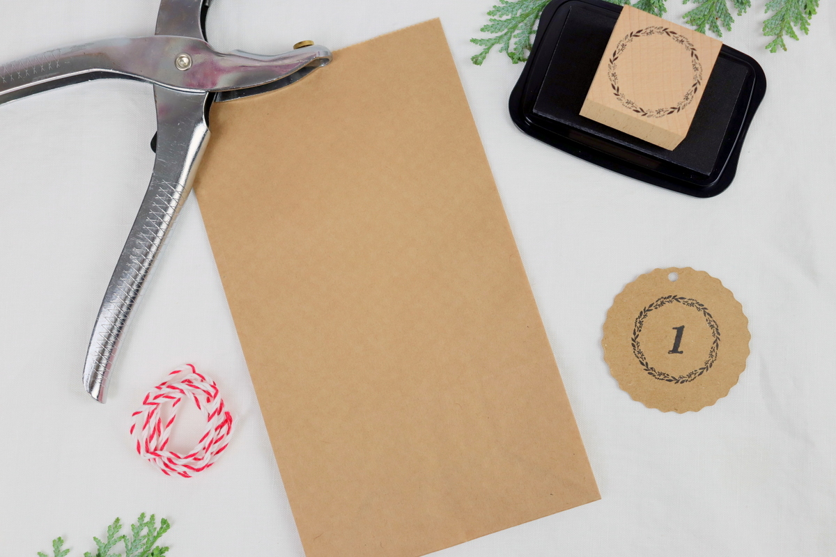 DIY selbstgemachter Adventskalender aus Tüten / Papiertüten