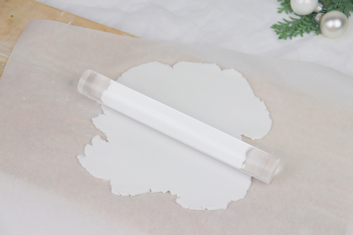 DIY Anleitung - selbstgemachte Lichthäuser aus Modelliermasse als Geschenkanhänger zu Weihnachten