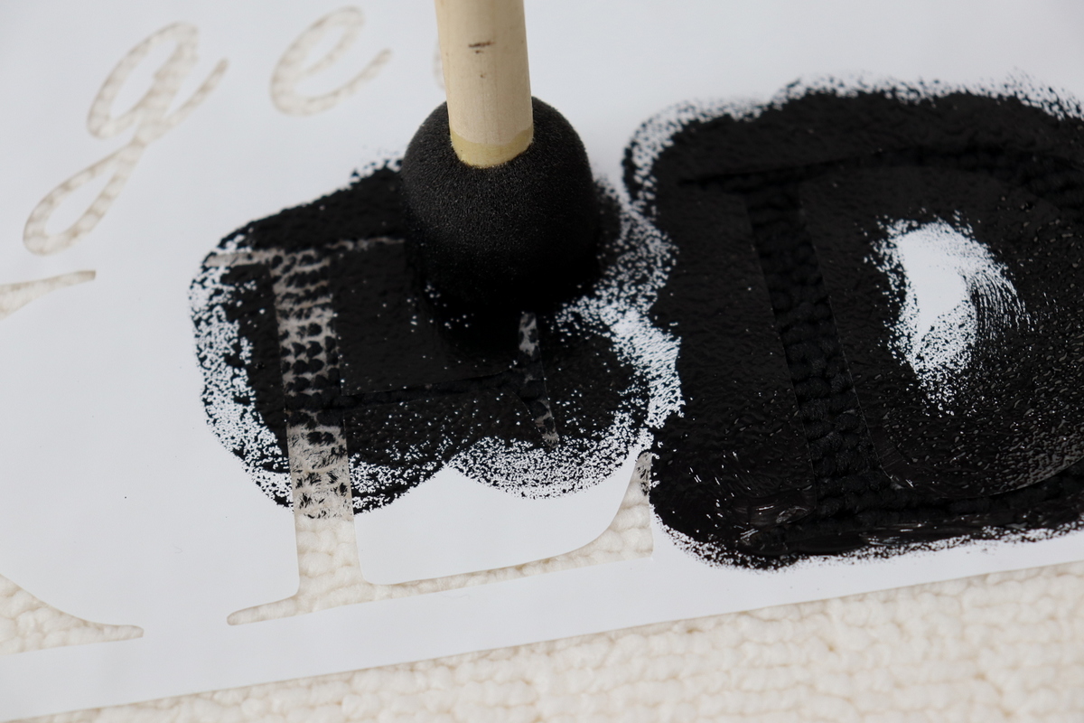 DIY Anleitung - IKEA Hack FINTSEN Badematte einfach selber gestalten und bemalen