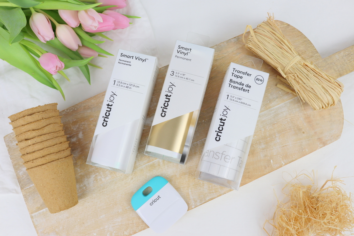 DIY - selbstgemachte Osterkörbchen mit dem Plotter aus einem Aufzuchtstopf