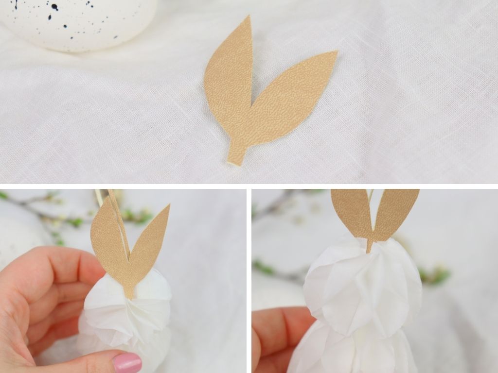 DIY Anleitung - selbstgemachte Waben-Eier und Waben-Osterhasen aus Wabenpapier