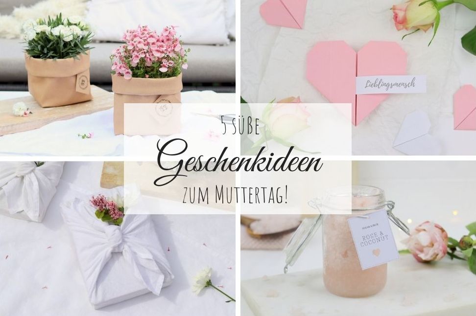 DIY - 5 süße Geschenkideen für den Muttertag einfach selber machen