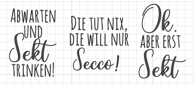 DIY - individualisierte Sektgläser mit dem Plotter oder Permanentmarker / Marker einfach selber machen + kostenlose Vorlage