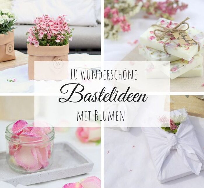 DIY Anleitung - 10 wunderschoene Bastelideen mit oder aus Blumen für das ganze Jahr (1)