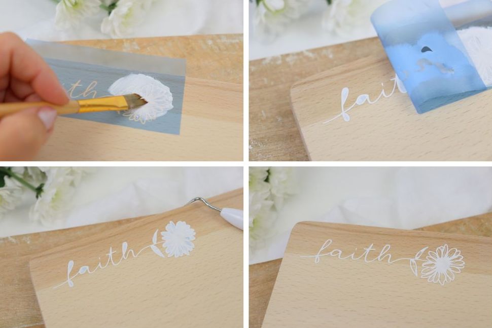 DIY Plotter Holzbretter - Schablonen mit der Smart Stencil Folie von Cricut erstellen