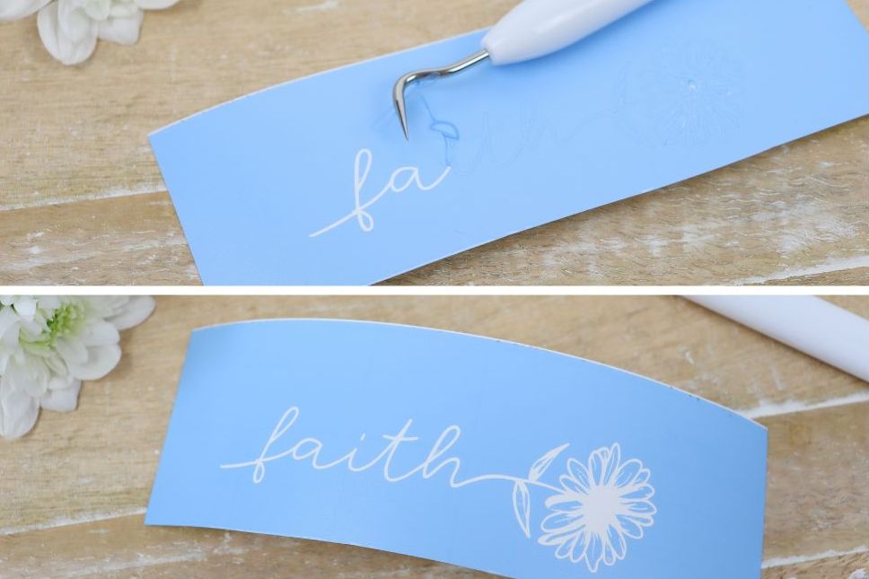 DIY Plotter Holzbretter - Schablonen mit der Smart Stencil Folie von Cricut erstellen