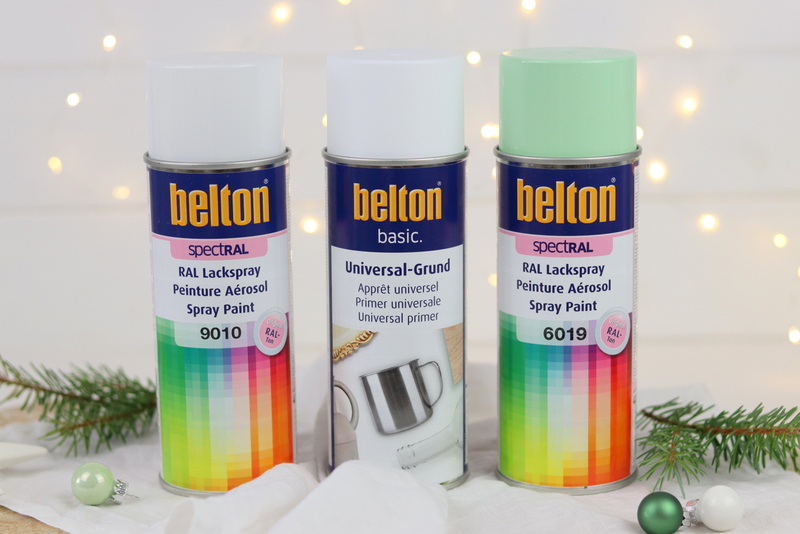 DIY - selbstgemachter Adventskranz aus Dosen / Konservendosen mit Tannengrün und Stabkerzen