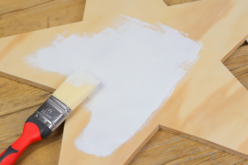 DIY - selbstgemachter Stern aus Holz - schöne Weihnachtsdeko