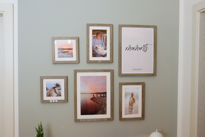 DIY Anleitung - Fotowand und verzierte Bilderrahmen mit Schrift