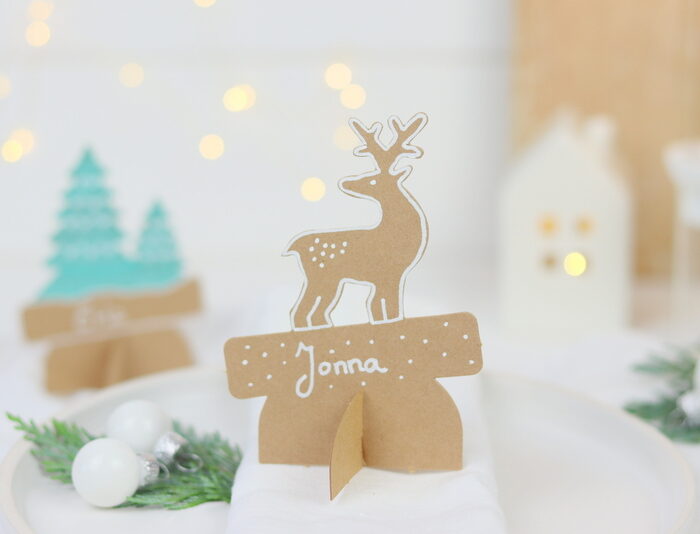 DIY - selbstbemalte weihnachtliche Tischkärtchen mit dem PILOT PINTOR Set