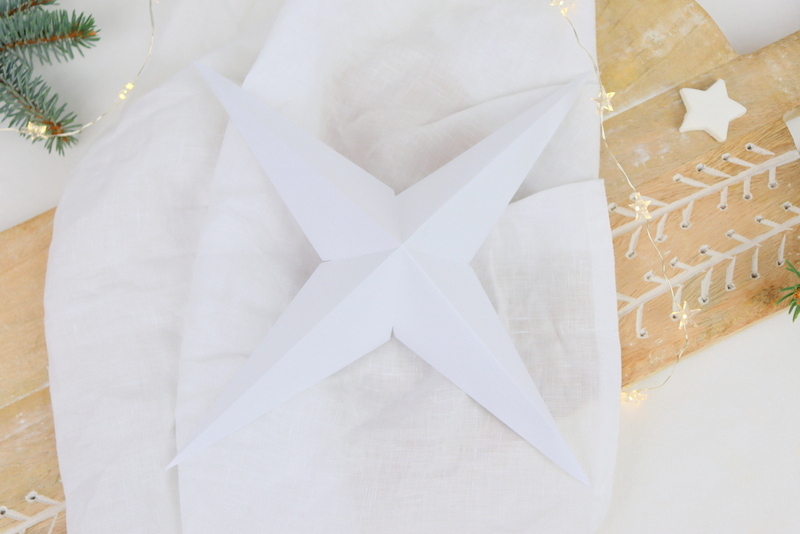 DIY - selbstgemachte 3 D Sterne (Papiersterne) aus Papier