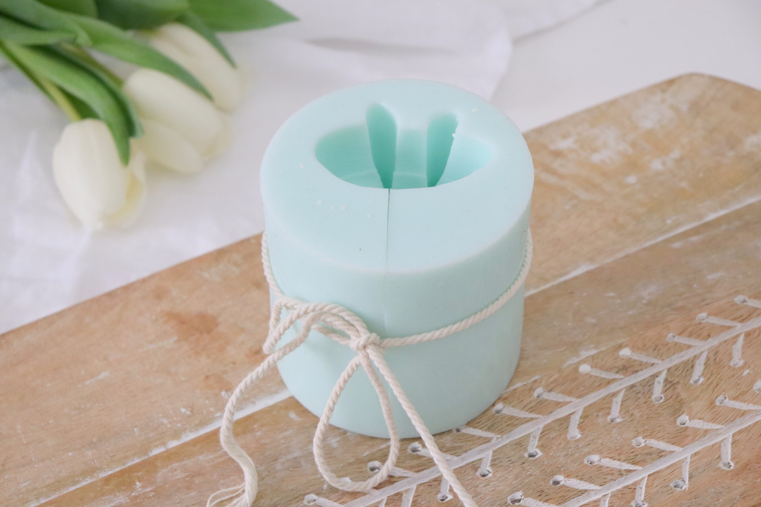 DIY - selbstgemachte Raysin Mädchenkopf - Figur zum Bepflanzen oder für eine Kerze - süße Deko