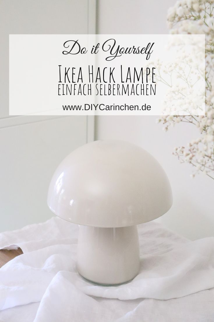 DIY Anleitung - IKEA Hack Lampe / Pilzlampe aus einer Schüssel einfach selber machen
