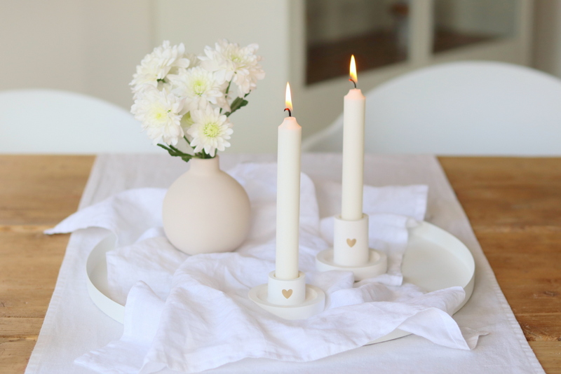 DIY Anleitung - Kerzenhalter aus Raysin mit Herz einfach selber machen