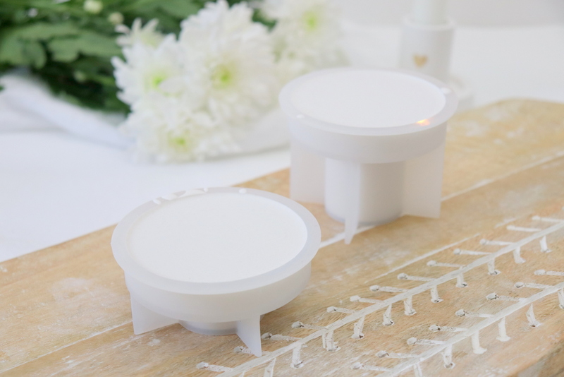 DIY Anleitung - Kerzenhalter aus Raysin mit Herz einfach selber machen