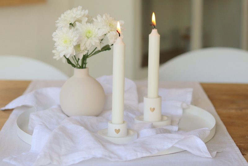 DIY Anleitung - Kerzenhalter aus Raysin mit Herz einfach selber machen