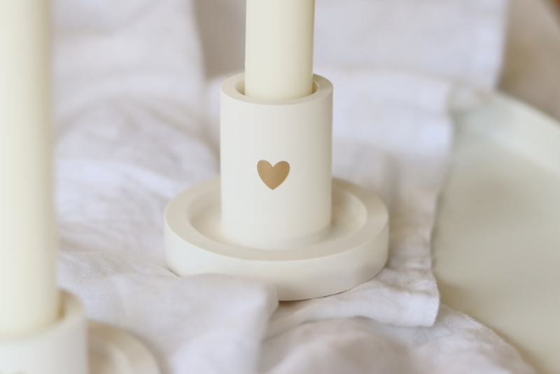 DIY Anleitung - Kerzenhalter aus Raysin mit Herz einfach selber machen