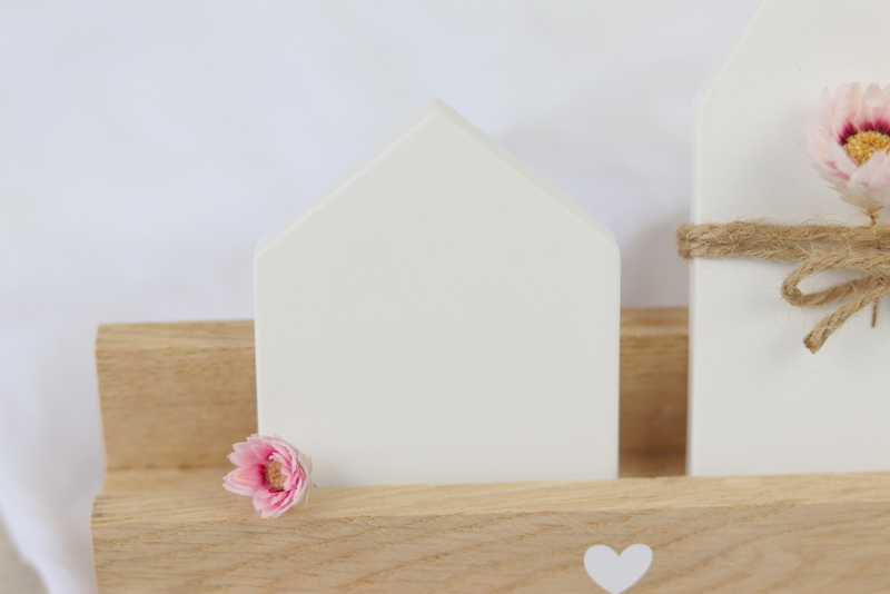 DIY Anleitung - Raysin Häuser auf Klötzchenhalter einfach selber machen